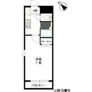 愛知県長久手市長配1【アパート】の間取り