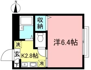 メゾン・ド・フルール【1階】の間取り