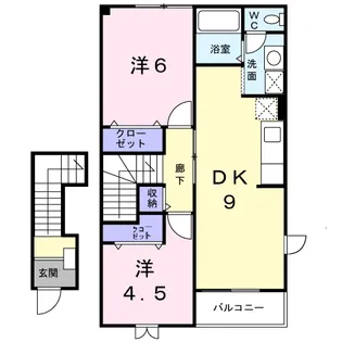 DK・ジョイレジデンスV【2階】の間取り