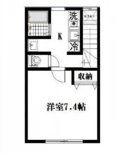 ボーセジュール【2階】の間取り