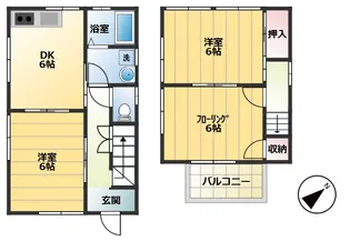 広島県福山市曙町5【一戸建】の間取り