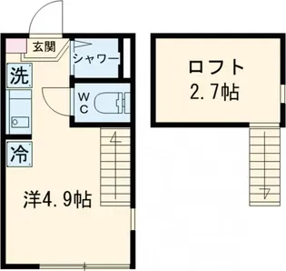 エスペランサ 平井【2階】の間取り
