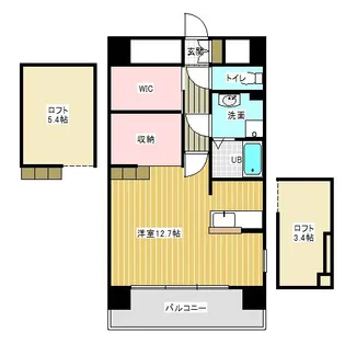 アムールルッソ【2階】の間取り