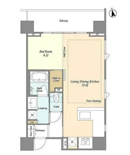 Mトリアノン【6階】の間取り