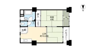 UR千島【2階】の間取り