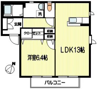 フレグランスE・II【1階】の間取り