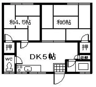 マンションみどり【2階】の間取り