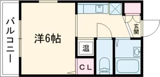 1Rの間取り画像