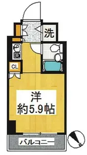 1Rの間取り画像