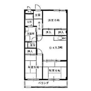 はら第2ハイツ【1階】の間取り