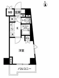 ルーブル品川南大井弐番館【4階】の間取り