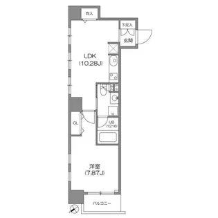 ルクレ新川レジデンス【2階】の間取り