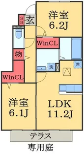 山王NTステージB【1階】の間取り