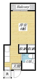 東京都日野市大坂上1【アパート】の間取り