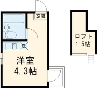 フルールエリカ(喜多見)【2階】の間取り