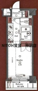 アーバイル新日本橋【6階】の間取り