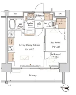 東京都江東区木場6【マンション】の間取り