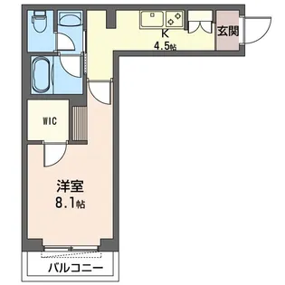 ウエスト ドミール【3階】の間取り