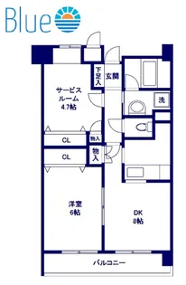 カールトンプラザ川崎【2階】の間取り