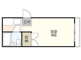 アレイ牛田【2階】の間取り