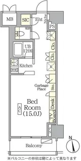 東京都新宿区東五軒町【マンション】の間取り