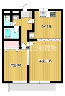 ドミーネ赤塚II【1階】の間取り