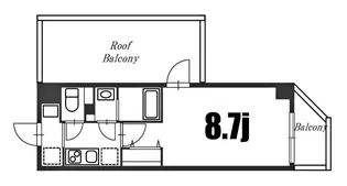 リヴシティ川崎新町【5階】の間取り