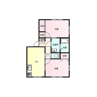 ポレール加藤 B【1階】の間取り