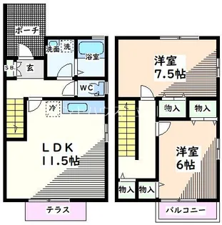東京都日野市大字日野【一戸建】の間取り