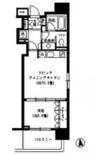 東京都港区芝3【マンション】の間取り