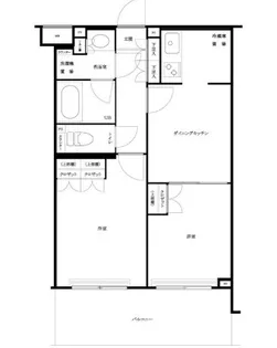 ルーブル大森西【5階】の間取り
