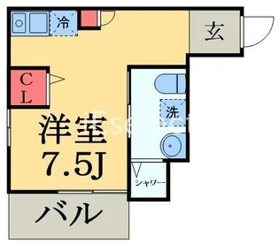 MELLAS京成稲毛【2階】の間取り