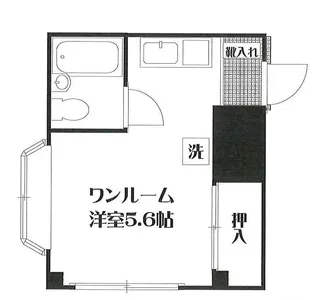 新西村ビル【4階】の間取り