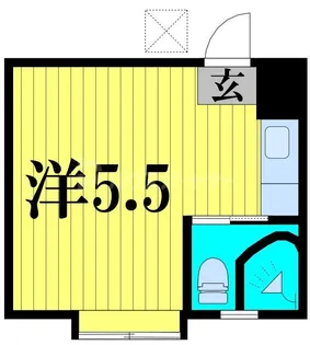 ヒルサイド【1階】の間取り