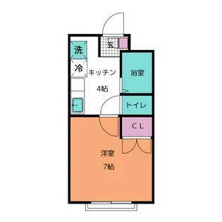 フォンテーヌ【1階】の間取り