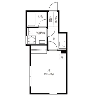 Mythos板橋新河岸【2階】の間取り