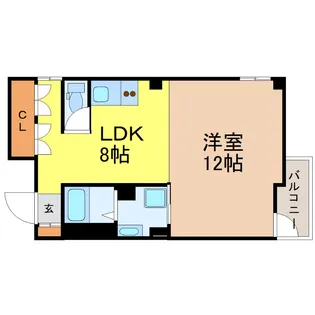 愛知県名古屋市中区千代田4【マンション】の間取り