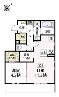 カーサ・ルピナス【2階】の間取り