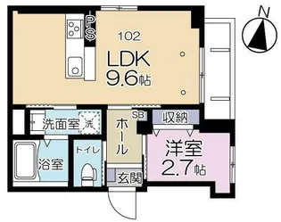 Stella Daitabashi(ステラ代田橋)【1階】の間取り