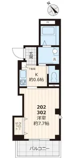 カーサ シンセラ オグ【3階】の間取り