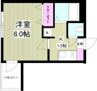 モンシャトー中野・新井館【2階】の間取り