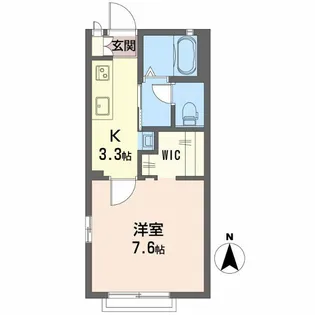 ディアスワンズ【2階】の間取り