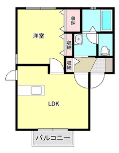 ガーデンコート壱番館【2階】の間取り