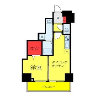 プレセダン板橋本町【5階】の間取り