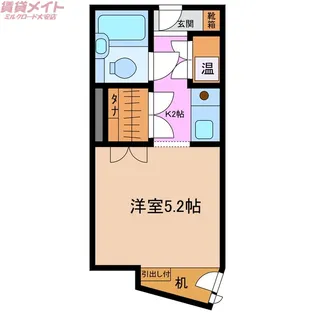 プロミネントDAIAN【1階】の間取り