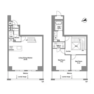 Prima Stella プリマステラ【13階】の間取り