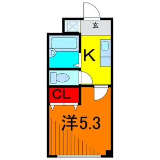 グレイスハイツ東綾瀬【3階】の間取り