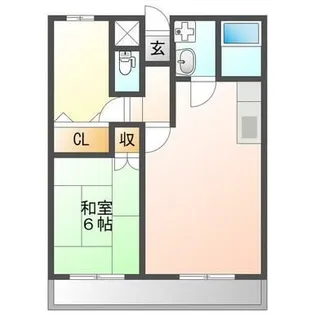 リヴァージュ屋島【1階】の間取り