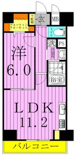 Belle Epoque(ベルエポック)【4階】の間取り