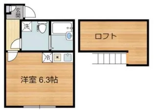 アザーレ・パッシオ京王稲田堤【1階】の間取り